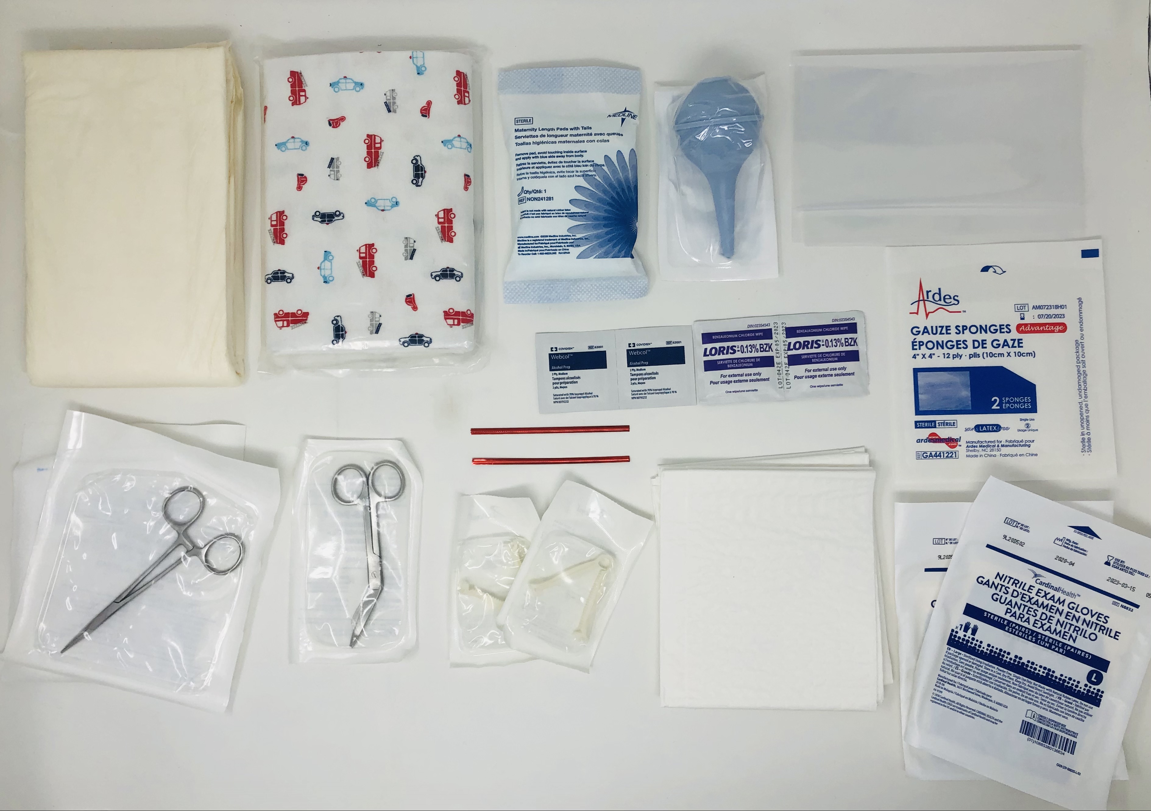 Allied Medical AMIOBSB Obstetrical Kit Boxed
